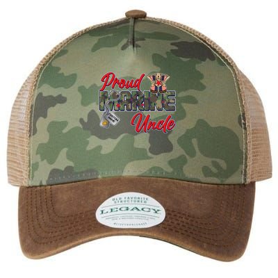 Proud Marine Uncle Personalize Dog Tags Legacy Tie Dye Trucker Hat