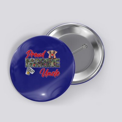 Proud Marine Uncle Personalize Dog Tags Button