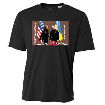 Political Meme Vice President Trump President Putin Cooling Performance Crew T-Shirt