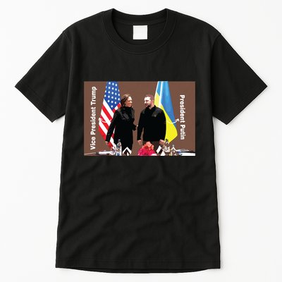 Political Meme Vice President Trump President Putin Tall T-Shirt