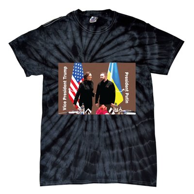 Political Meme Vice President Trump President Putin Tie-Dye T-Shirt