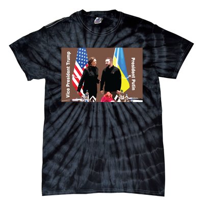 Political Meme Vice President Trump President Putin Tie-Dye T-Shirt