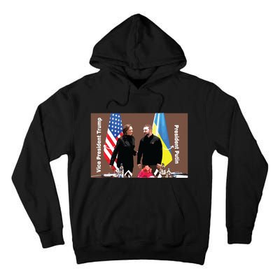 Political Meme Vice President Trump President Putin Tall Hoodie