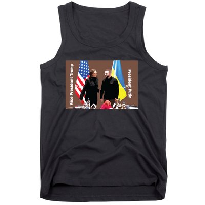 Political Meme Vice President Trump President Putin Tank Top