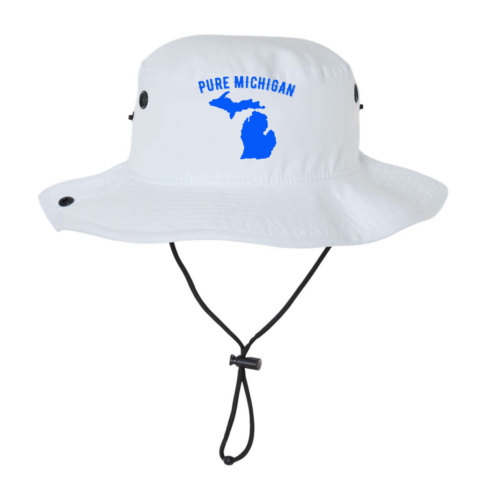 Pure Michigan Vacation Water Lake Fun Gift Idea Bucket Hat