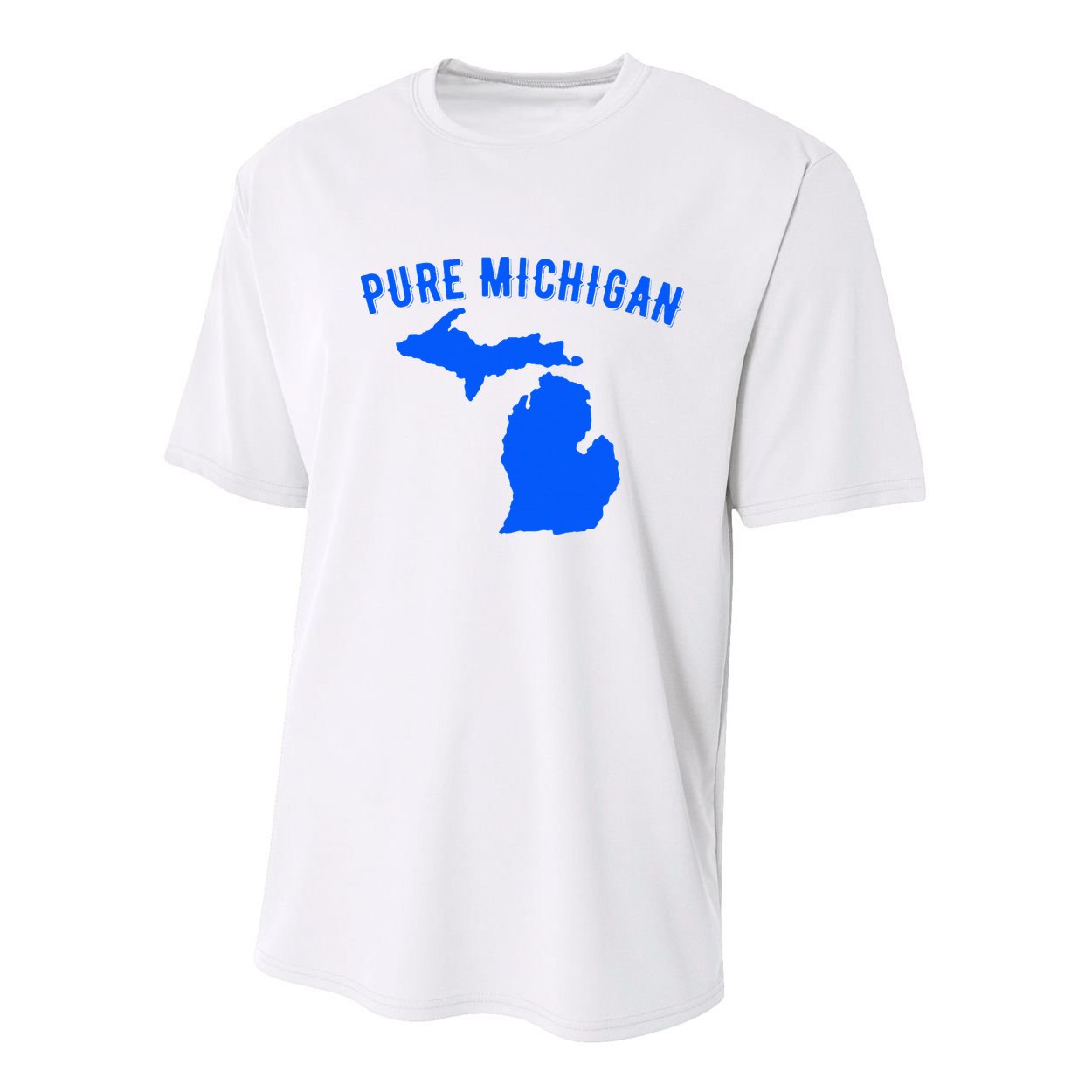 Pure Michigan Vacation Water Lake Fun Gift Idea Youth Performance Sprint T-Shirt