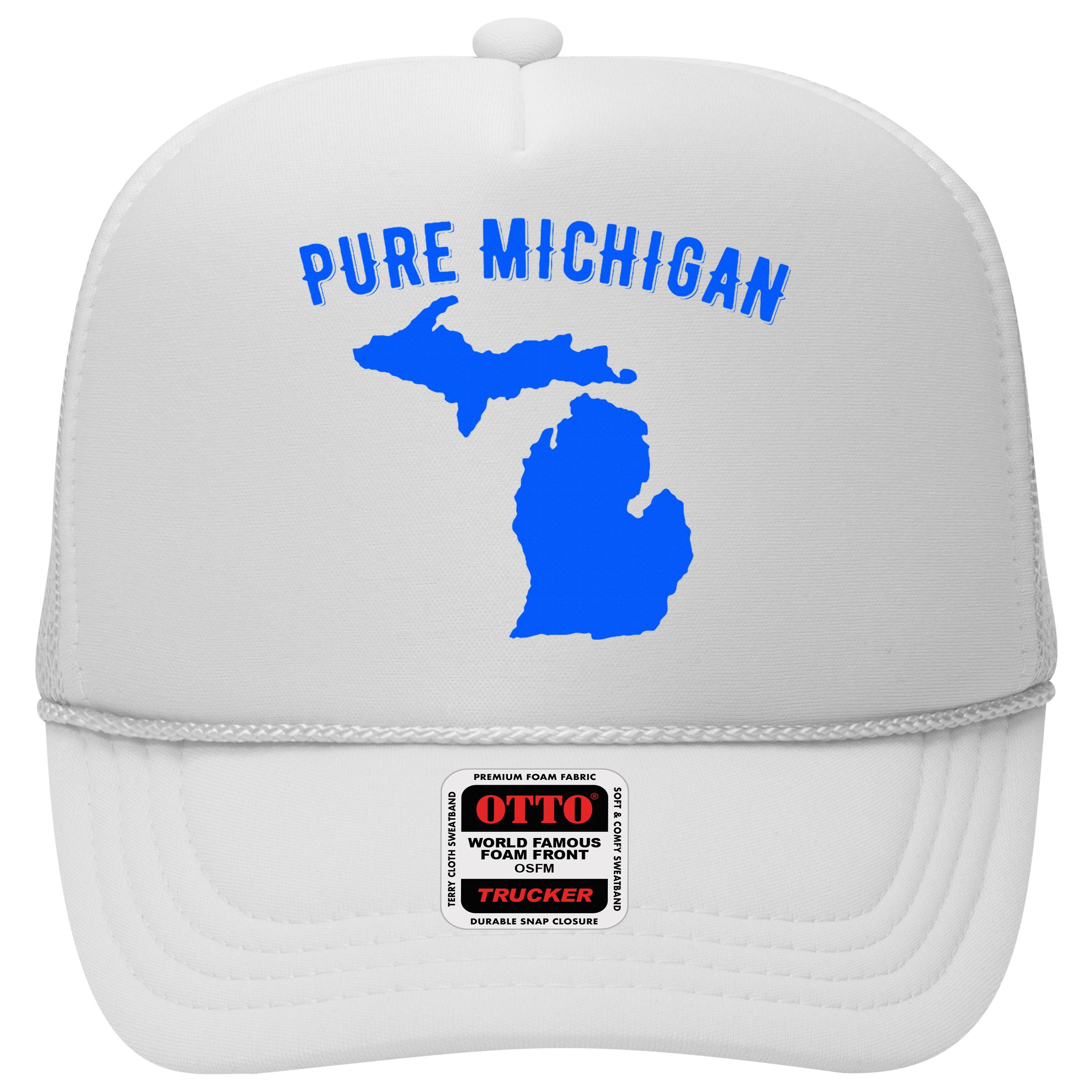 Pure Michigan Vacation Water Lake Fun Gift Idea Hat