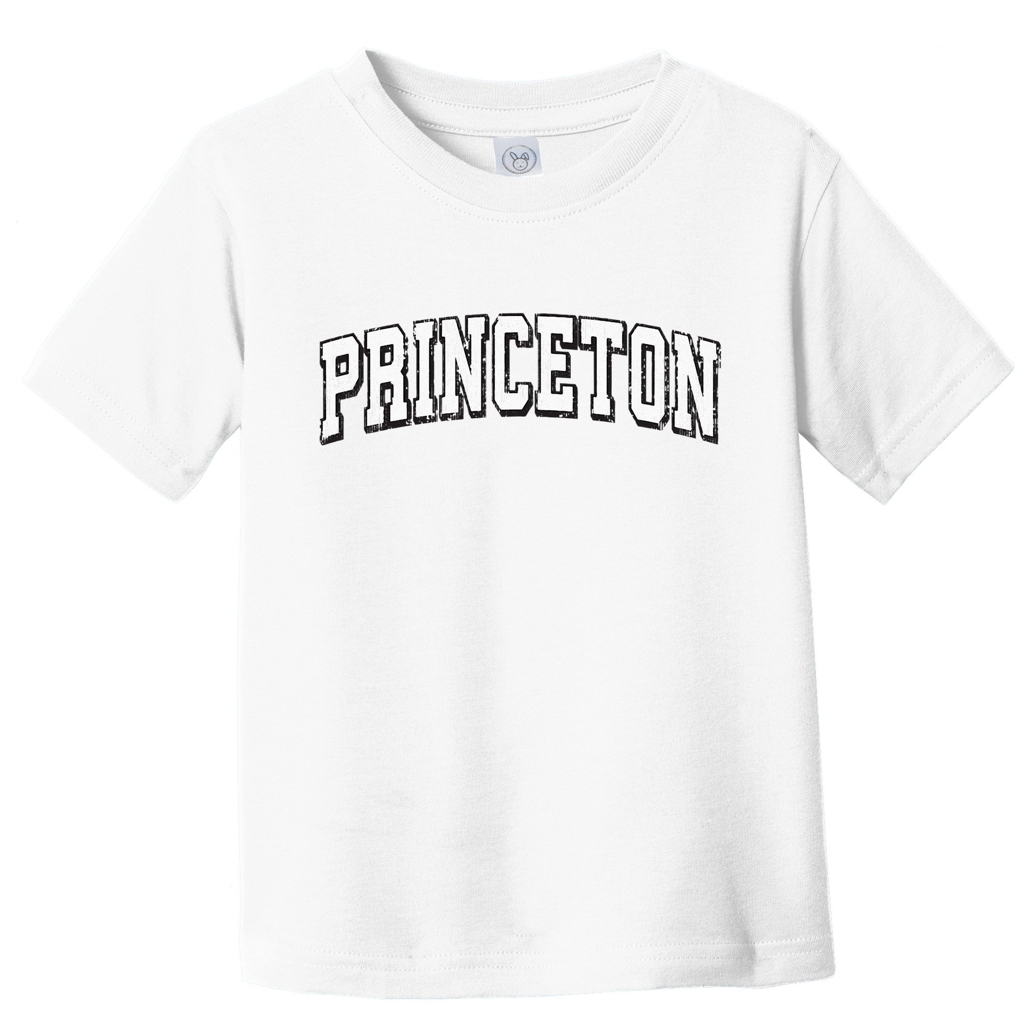 Princeton Massachusetts Vintage Athletic Sports B&W Print Toddler T-Shirt
