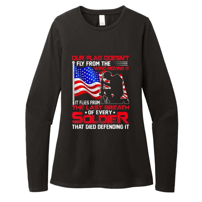 Patriotic Military Veteran Womens CVC Long Sleeve Shirt