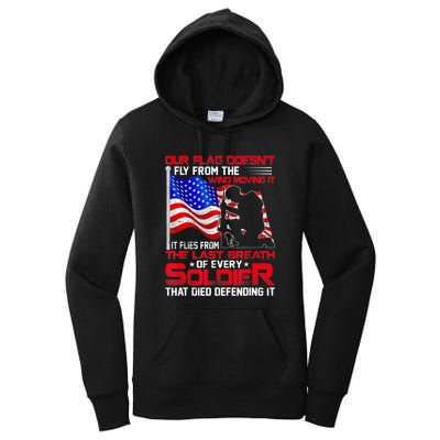 Patriotic Military Veteran Women's Pullover Hoodie