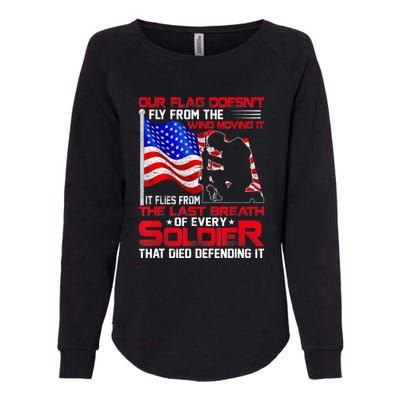 Patriotic Military Veteran Womens California Wash Sweatshirt