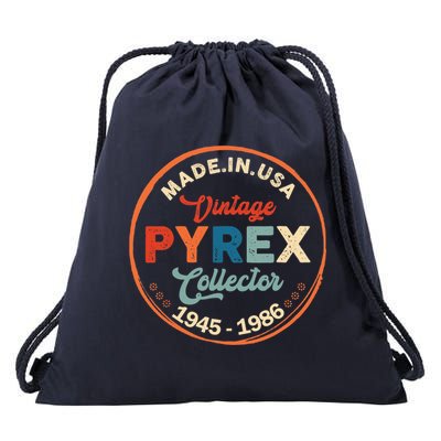 Pyrex Mark Vintage Collector Made In USA Drawstring Bag