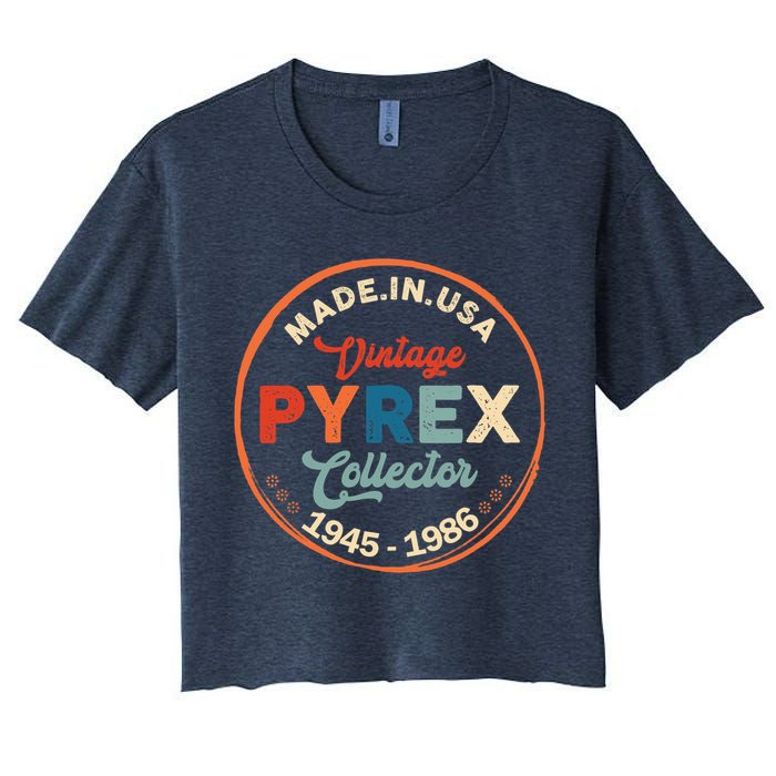 Pyrex Mark Vintage Collector Made In USA Crop Top