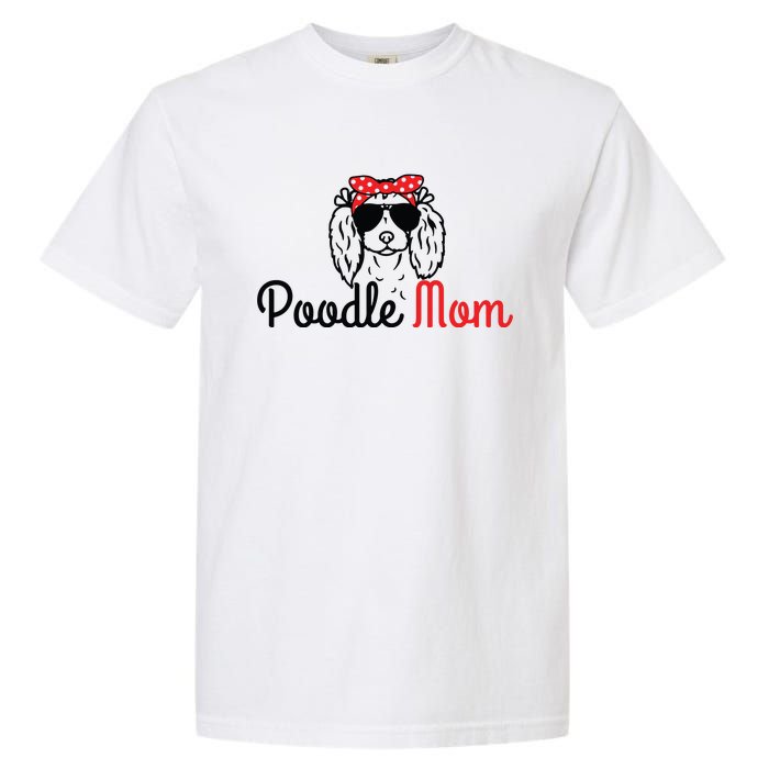 Poodle Mom Vintage Funny Cute Dog Poodle Mama Garment-Dyed Heavyweight T-Shirt