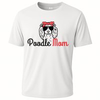 Poodle Mom Vintage Funny Cute Dog Poodle Mama Cooling Performance Crew T-Shirt