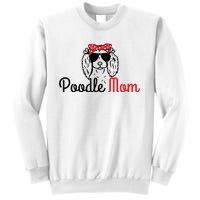 Poodle Mom Vintage Funny Cute Dog Poodle Mama Sweatshirt