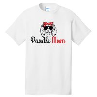 Poodle Mom Vintage Funny Cute Dog Poodle Mama Tall T-Shirt