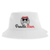 Poodle Mom Vintage Funny Cute Dog Poodle Mama Sustainable Bucket Hat