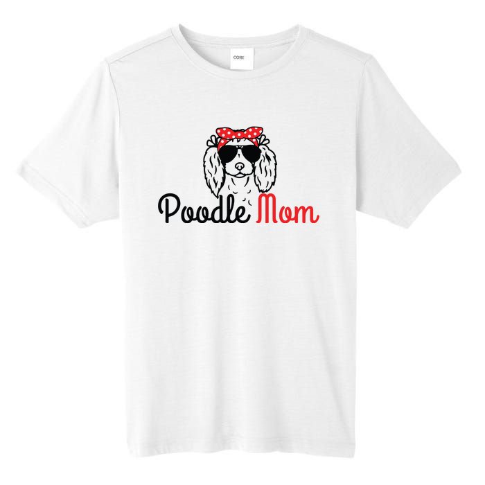 Poodle Mom Vintage Funny Cute Dog Poodle Mama Tall Fusion ChromaSoft Performance T-Shirt