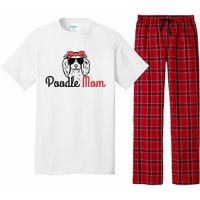 Poodle Mom Vintage Funny Cute Dog Poodle Mama Pajama Set