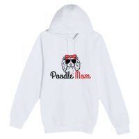 Poodle Mom Vintage Funny Cute Dog Poodle Mama Premium Pullover Hoodie