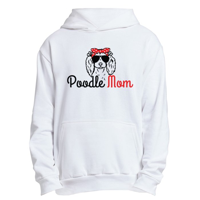 Poodle Mom Vintage Funny Cute Dog Poodle Mama Urban Pullover Hoodie