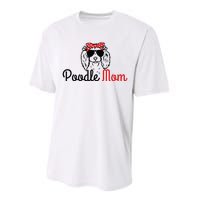 Poodle Mom Vintage Funny Cute Dog Poodle Mama Performance Sprint T-Shirt