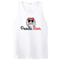 Poodle Mom Vintage Funny Cute Dog Poodle Mama PosiCharge Competitor Tank