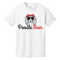 Poodle Mom Vintage Funny Cute Dog Poodle Mama Kids T-Shirt