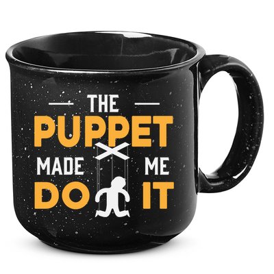 Puppet Master Ventriloquist Puppeteer Puppetry Gift 15oz Campfire Ceramic Mug