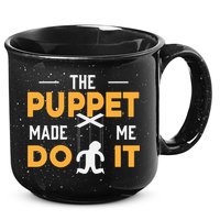 Puppet Master Ventriloquist Puppeteer Puppetry Gift 15oz Campfire Ceramic Mug
