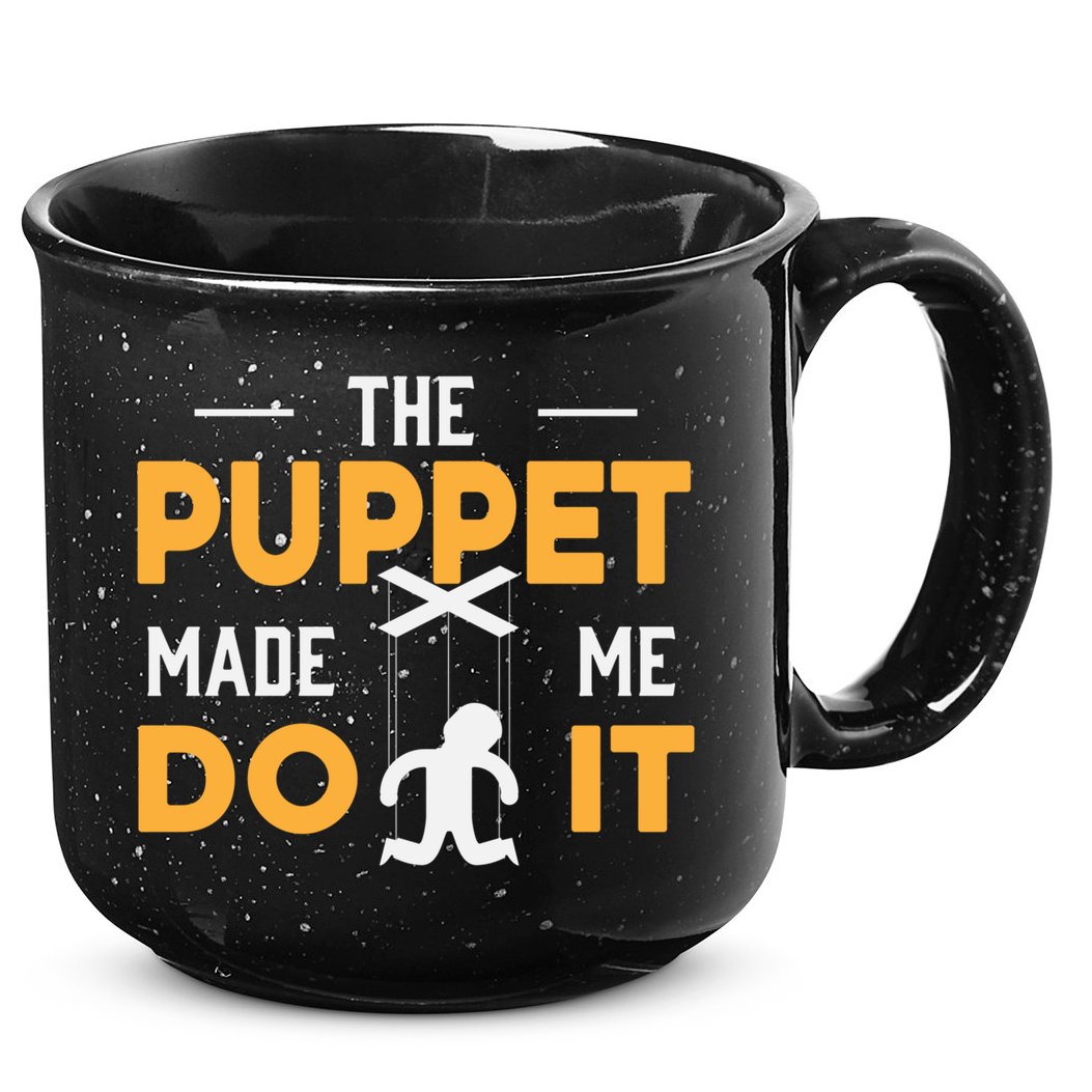 Puppet Master Ventriloquist Puppeteer Puppetry Gift 15oz Campfire Ceramic Mug