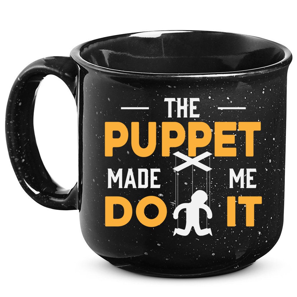 Puppet Master Ventriloquist Puppeteer Puppetry Gift 15oz Campfire Ceramic Mug