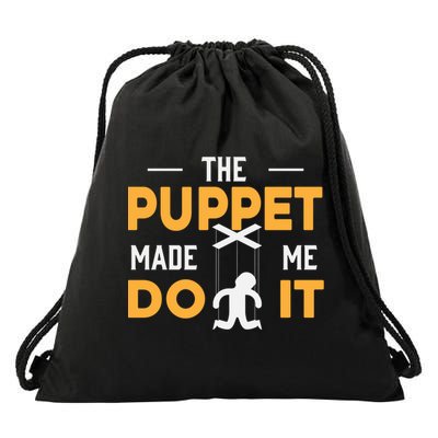 Puppet Master Ventriloquist Puppeteer Puppetry Gift Drawstring Bag