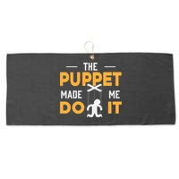 Puppet Master Ventriloquist Puppeteer Puppetry Gift Large Microfiber Waffle Golf Towel
