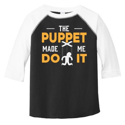 Puppet Master Ventriloquist Puppeteer Puppetry Gift Toddler Fine Jersey T-Shirt