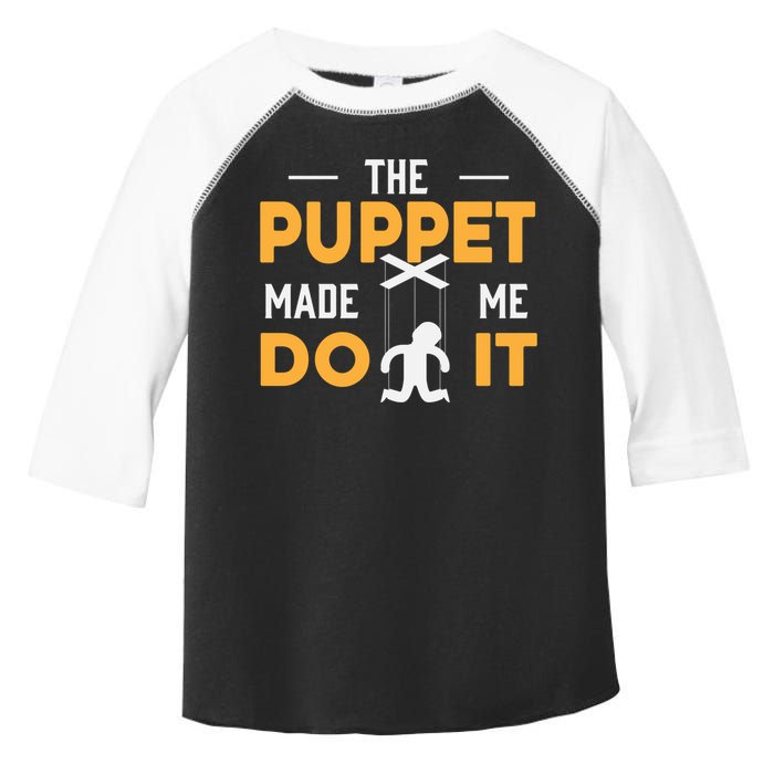 Puppet Master Ventriloquist Puppeteer Puppetry Gift Toddler Fine Jersey T-Shirt
