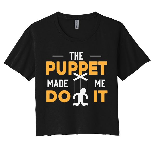 Puppet Master Ventriloquist Puppeteer Puppetry Gift Crop Top