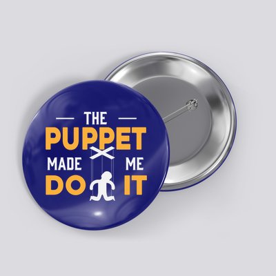 Puppet Master Ventriloquist Puppeteer Puppetry Gift Button