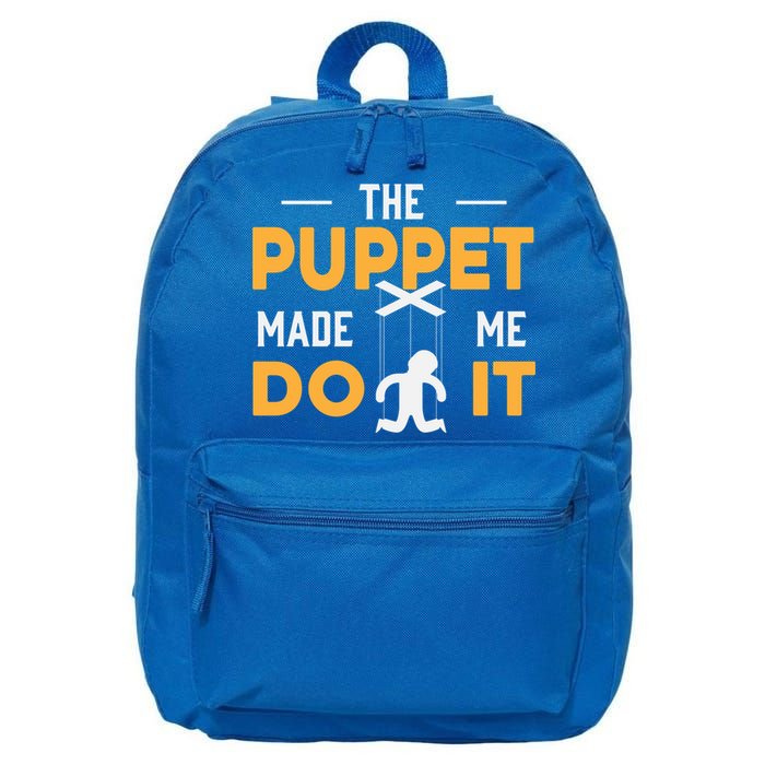 Puppet Master Ventriloquist Puppeteer Puppetry Gift 16 in Basic Backpack