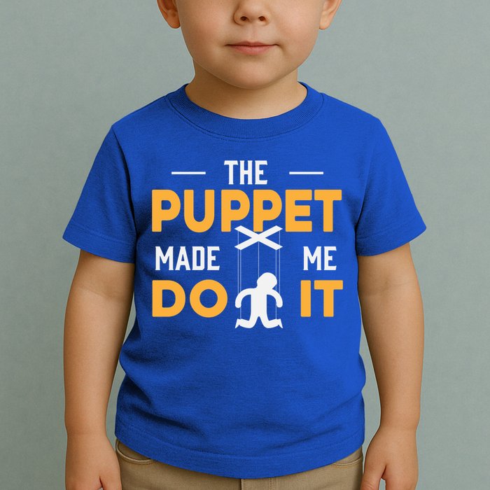 Puppet Master Ventriloquist Puppeteer Puppetry Gift Toddler T-Shirt