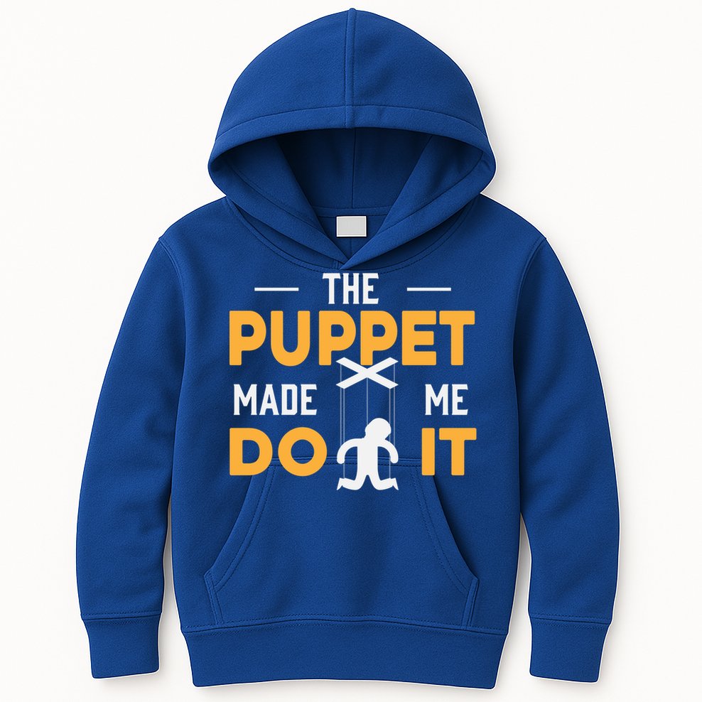 Puppet Master Ventriloquist Puppeteer Puppetry Gift Kids Hoodie