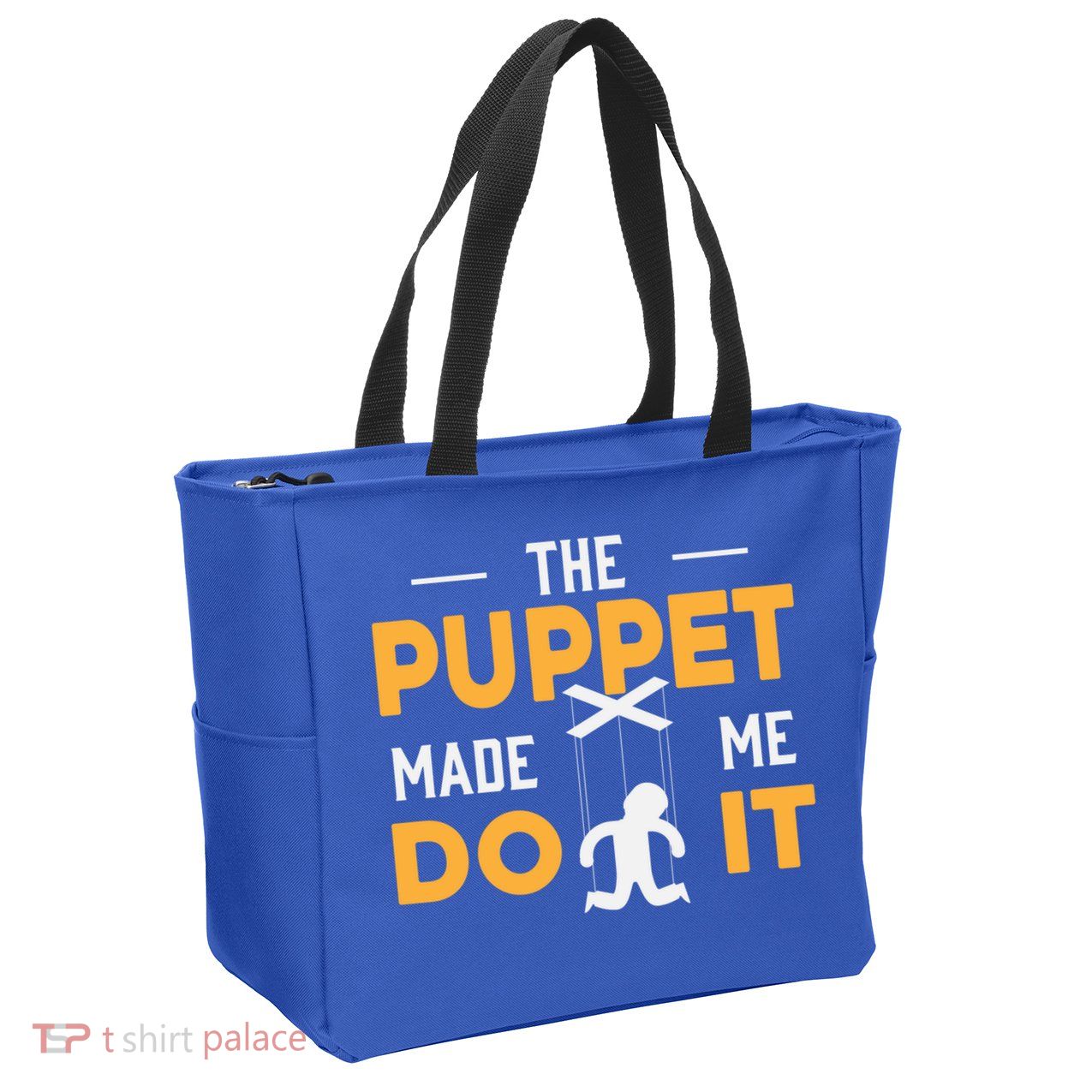 Puppet Master Ventriloquist Puppeteer Puppetry Gift Zip Tote Bag