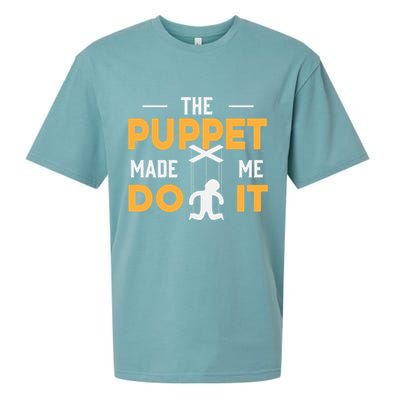 Puppet Master Ventriloquist Puppeteer Puppetry Gift Sueded Cloud Jersey T-Shirt