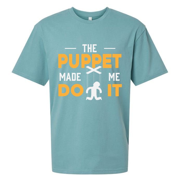 Puppet Master Ventriloquist Puppeteer Puppetry Gift Sueded Cloud Jersey T-Shirt