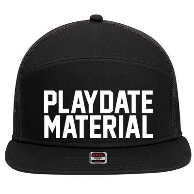 Playdate Material Valentine 7 Panel Mesh Trucker Snapback Hat