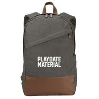 Playdate Material Valentine Cotton Canvas Backpack