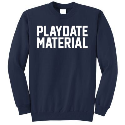 Playdate Material Valentine Tall Sweatshirt