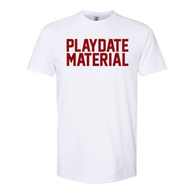 Playdate Material Valentine Softstyle® CVC T-Shirt