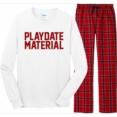 Playdate Material Valentine Long Sleeve Pajama Set